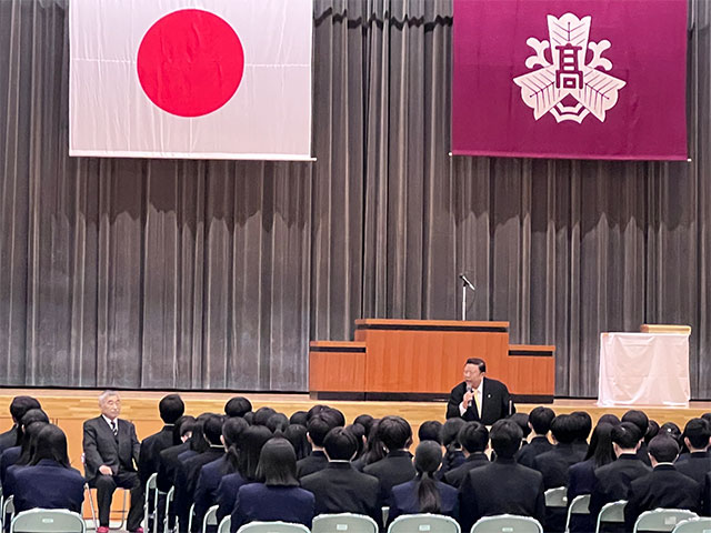 敦賀高校同窓会入会式